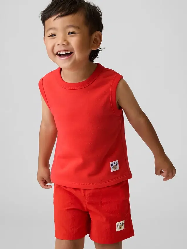 Baby & Kleinkind-Tanktop aus Vintagesoft-Frottee