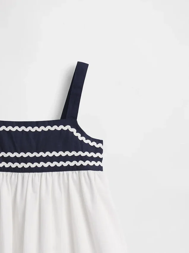 Baby & Kleinkind-Tanktop-Kleid im Matrosen-Stil