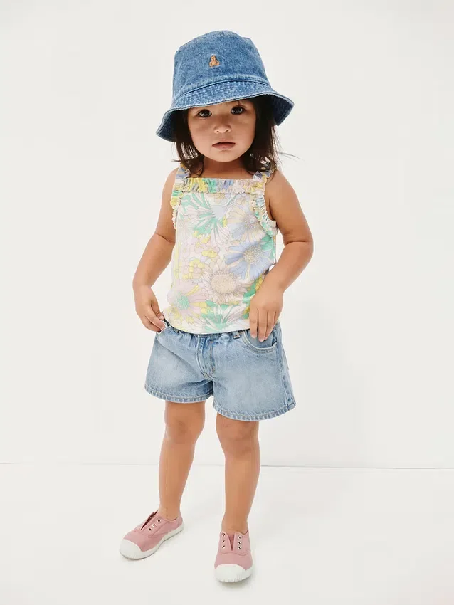 Baby & Kleinkind-Tanktop mit Rüschen und Schürzchen