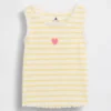 Baby & Kleinkind-Tanktop mit Streifenmuster und Rippbündchen