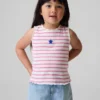 Baby & Kleinkind-Tanktop mit Streifenmuster und Rippbündchen