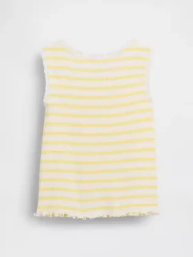 Baby & Kleinkind-Tanktop mit Streifenmuster und Rippbündchen