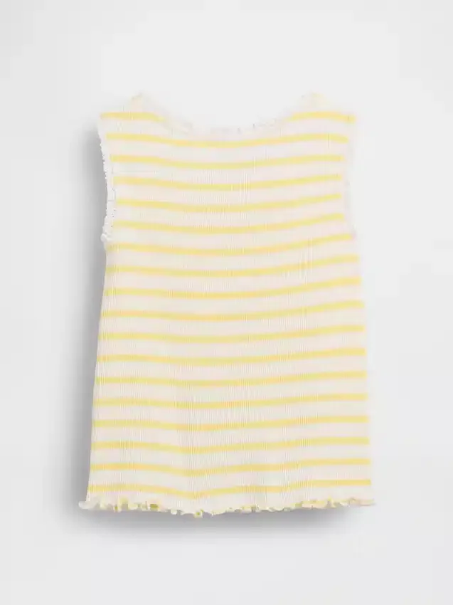 Baby & Kleinkind-Tanktop mit Streifenmuster und Rippbündchen