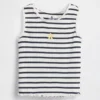 Baby & Kleinkind-Tanktop mit Streifenmuster und Rippbündchen