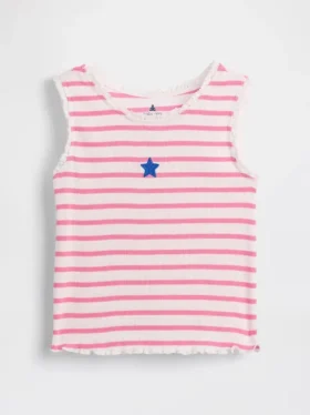 Baby & Kleinkind-Tanktop mit Streifenmuster und Rippbündchen
