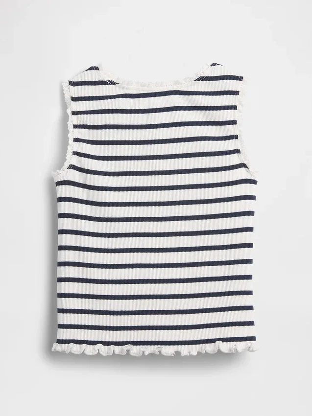 Baby & Kleinkind-Tanktop mit Streifenmuster und Rippbündchen