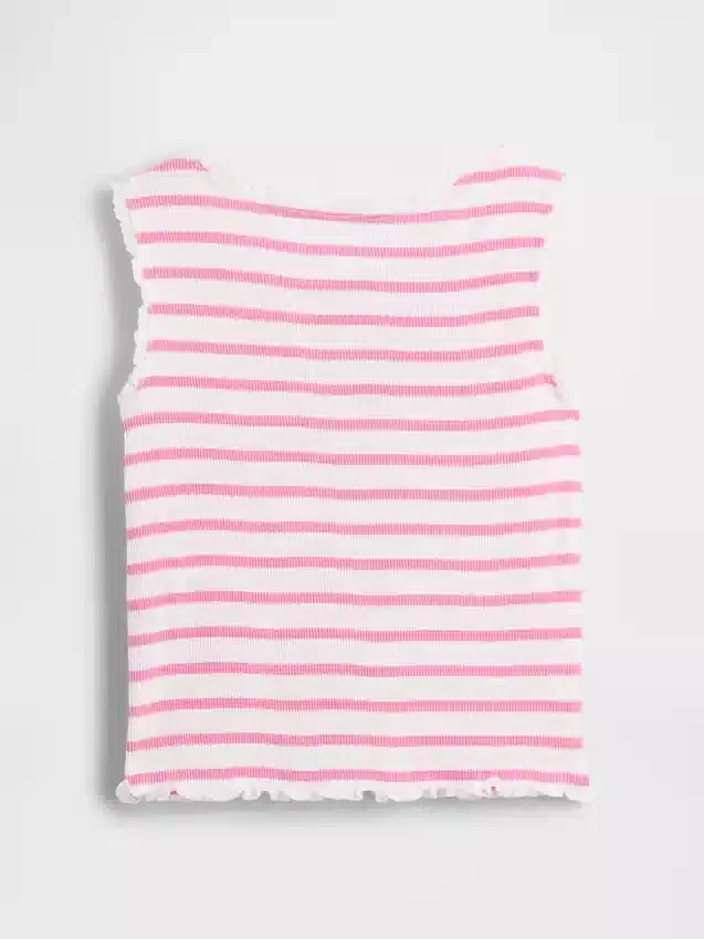 Baby & Kleinkind-Tanktop mit Streifenmuster und Rippbündchen