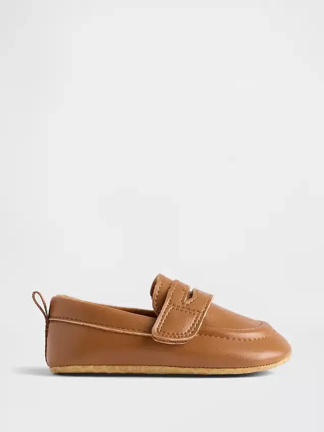 Baby-Loafer aus veganem Leder