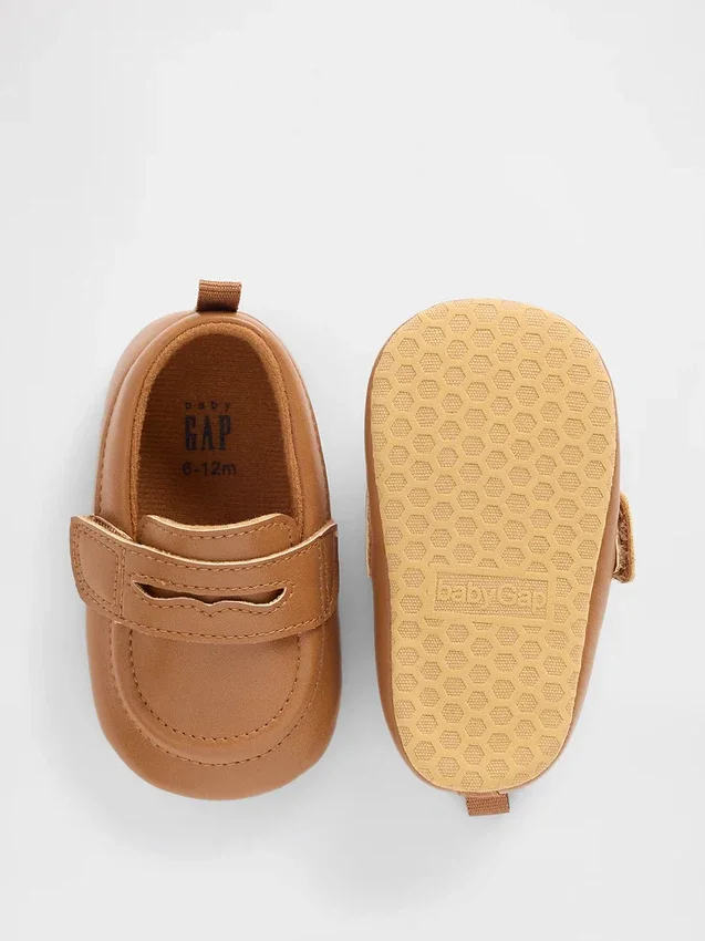 Baby-Loafer aus veganem Leder