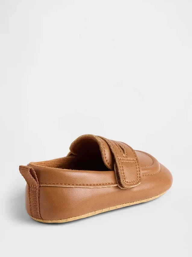 Baby-Loafer aus veganem Leder