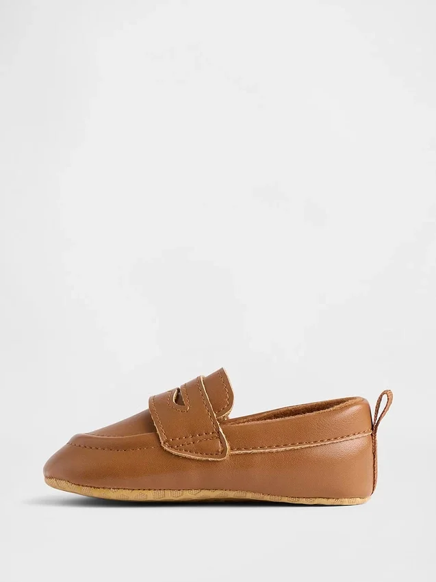 Baby-Loafer aus veganem Leder