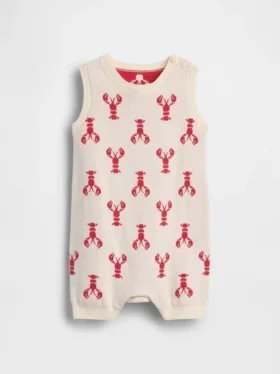 Baby-Lobster-Pullover „Shorty“ – Einteiler