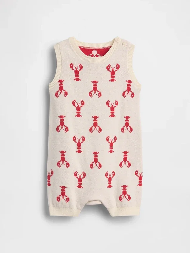Baby-Lobster-Pullover „Shorty“ – Einteiler