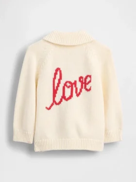 Baby Love-Schal-Strickjacke