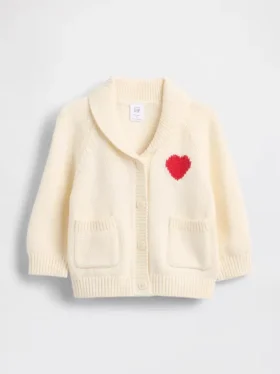 Baby Love-Schal-Strickjacke