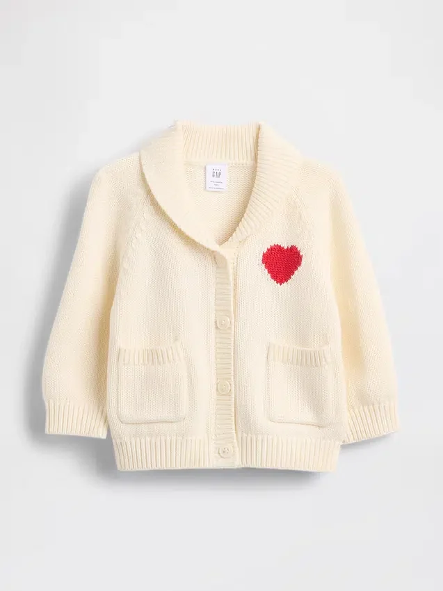 Baby Love-Schal-Strickjacke