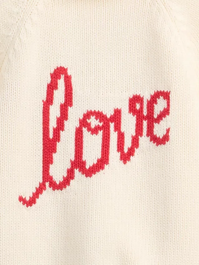 Baby Love-Schal-Strickjacke
