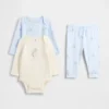 Baby-Outfit-Set aus Bio-Baumwolle (3er-Pack)