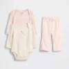 Baby-Outfit-Set aus Bio-Baumwolle (3er-Pack)