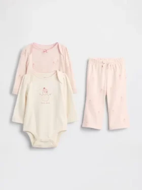 Baby-Outfit-Set aus Bio-Baumwolle (3er-Pack)
