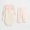 Baby-Outfit-Set aus Bio-Baumwolle (3er-Pack)