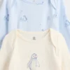 Baby-Outfit-Set aus Bio-Baumwolle (3er-Pack)