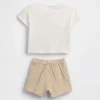 Baby-Outfit-Set mit Brannan-Bär-Motiv