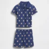 Baby-Outfit-Set mit Brannan-Bär-Piqué-Poloshirt