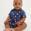 Baby-Outfit-Set mit Brannan-Bär-Piqué-Poloshirt