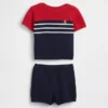 Baby-Outfit-Set mit Colorblock-Pullover