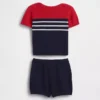Baby-Outfit-Set mit Colorblock-Pullover