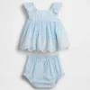 Baby-Outfit-Set mit Lochstickerei