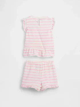 Baby-Outfit-Set „Strawberry Ruffle“