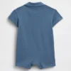 Baby-Piqué-Poloshirt-Shorty-Einteiler