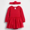 Baby-Pullover-Bodys-Kleider-Set aus Tüll
