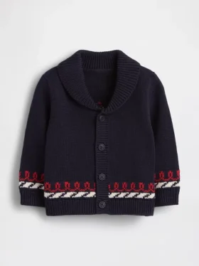 Baby-Pullover im Marinestil