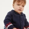 Baby-Pullover im Marinestil