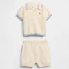 Baby-Pullover-Poloshirt-Set