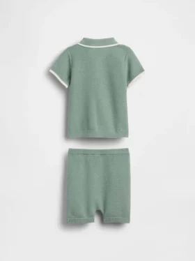 Baby-Pullover-Poloshirt-Set