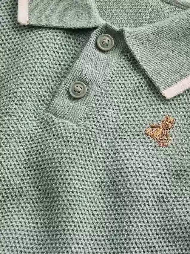 Baby-Pullover-Poloshirt-Set