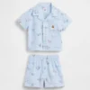 Baby-Set aus Baumwollgaze im Cabana-Stil