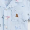 Baby-Set aus Baumwollgaze im Cabana-Stil