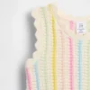 Baby-Set aus gestreiftem Häkel-Tanktop und Shorts