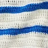 Baby-Set aus gestrickten Streifen