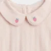 Baby-Set mit besticktem Pointelle-Oberteil