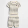 Baby-Set mit gestreiftem Pullover