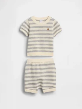 Baby-Set mit gestreiftem Pullover