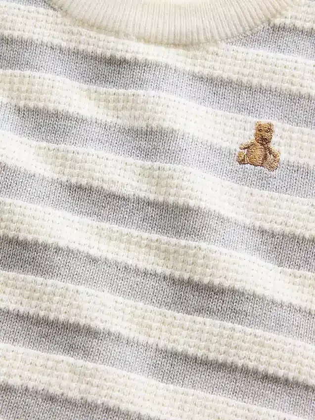 Baby-Set mit gestreiftem Pullover