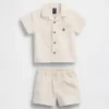 Baby-Set mit Hemd und Shorts