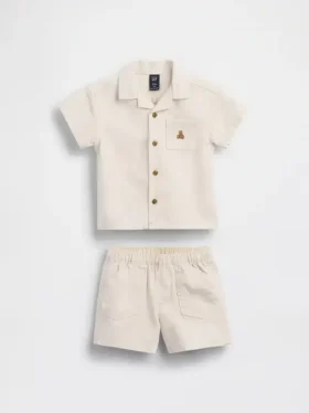Baby-Set mit Hemd und Shorts